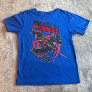 Marvel Miles Morales Blue Kids T-Shirt
